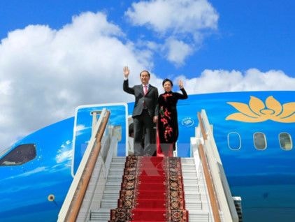 Chủ tịch nước Trần Đại Quang thăm thành phố Saint Petersburg