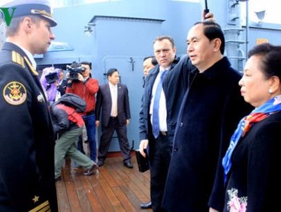 Chủ tịch nước Trần Đại Quang thăm 'thủ đô phương Bắc' của nước Nga