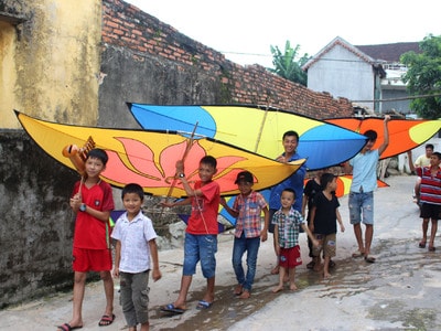 Vui 'mùa diều' ở miền quê xứ Nghệ