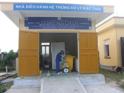 Bệnh viện Lao và bệnh Phổi Nghệ An tăng cường quản lý chất thải y tế