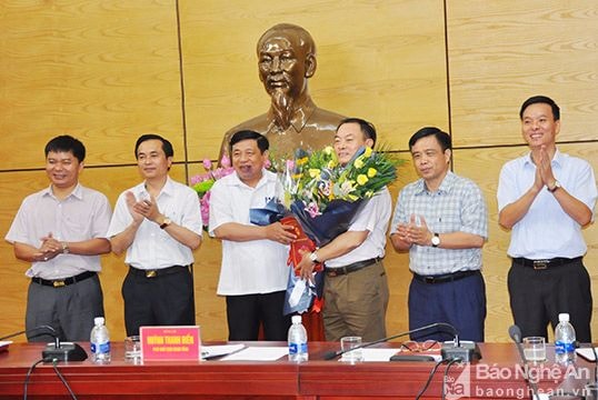Bí thư Thị ủy Thái Hòa được bổ nhiệm Giám đốc Trung tâm xúc tiến và hỗ trợ đầu tư Nghệ An