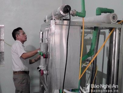 Yên Thành: Đình chỉ sản xuất kinh doanh cơ sở nước đóng chai Núi Mồng Gà