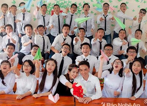 Lớp học ở Đô Lương có 17 em đạt 27 điểm trở lên