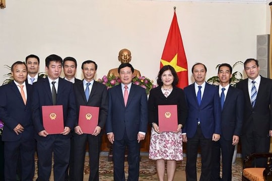 Bổ nhiệm nhân sự chủ chốt Bộ Ngoại giao