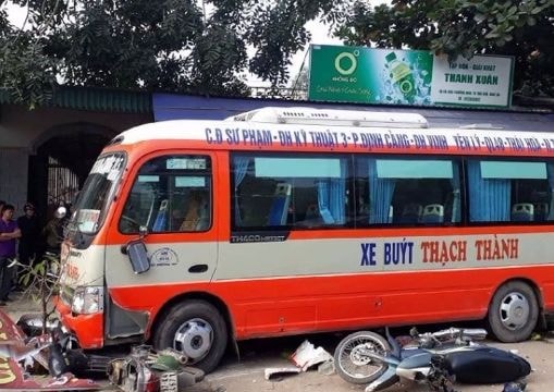 5 vụ tai nạn gần đây nhất của xe buýt Thạch Thành