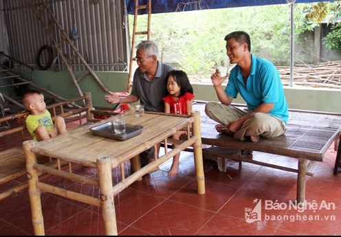 Làng chõng tre ở thành Vinh