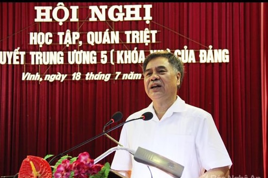 Thành phố Vinh quán triệt Nghị quyết Trung ương 5 (khóa XII)