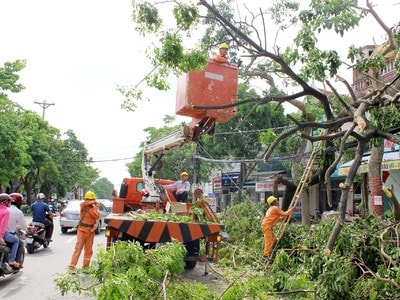 Báo cáo nhanh tình hình khắc phục cơn bão số 2 đến 18/7