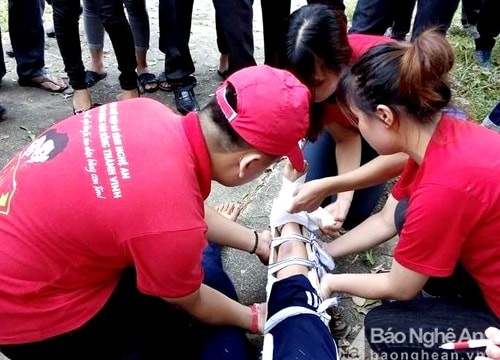 Hội thi tuyên truyền viên và sơ cấp cứu chữ thập đỏ Nghệ An lần thứ IV