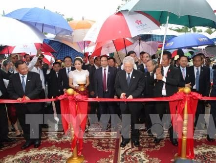 Tổng Bí thư Nguyễn Phú Trọng dự lễ khánh thành Đài Hữu nghị Việt Nam – Campuchia