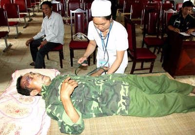 Tọa đàm, tặng quà, khám cấp thuốc miễn phí cho đối tượng chính sách xã biên giới