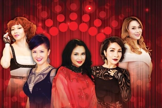 Mỹ Tâm lần đầu hát cùng bốn diva nhạc Việt