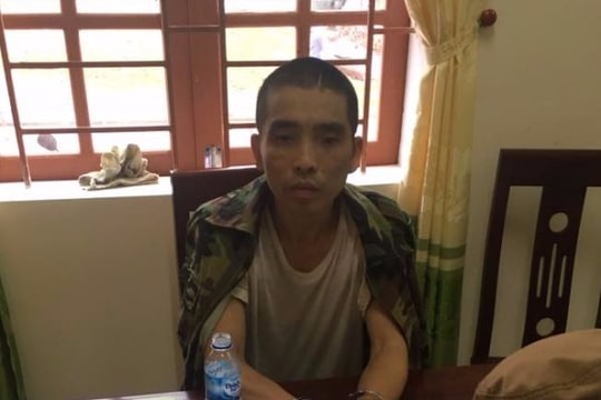 Bắt đối tượng bị truy nã trên đường về thăm nhà