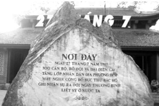 Lịch sử ngày Thương binh - Liệt sỹ 27/7