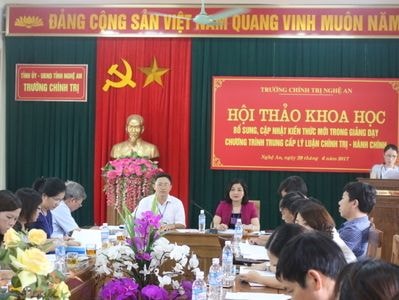 Nâng cao chất lượng đào tạo, bồi dưỡng lý luận chính trị