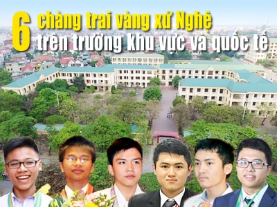 6 chàng trai vàng của giáo dục Nghệ An
