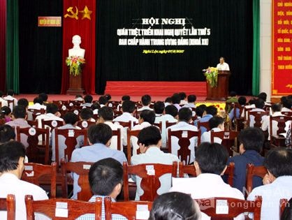Nghi Lộc quán triệt  Nghị quyết Trung ương 5 (khóa XII)