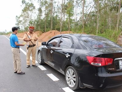 Xử phạt 66 trường hợp chạy quá tốc độ trên đường tỉnh lộ 538B