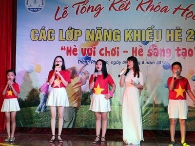 Sôi động 'Hè vui chơi - Hè sáng tạo' ở Trung tâm GDTX Nghệ An