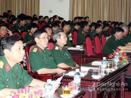 Đảng ủy Quân khu 4 quán triệt Nghị quyết Trung ương 5 (khóa XII)