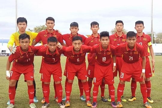 Triệu tập 4 cầu thủ trẻ Sông Lam Nghệ An cho vòng loại U16 châu Á 2018