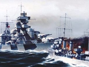 Trận đối đầu khiến chiến hạm Đức 'ngả mũ' trước tàu khu trục Anh