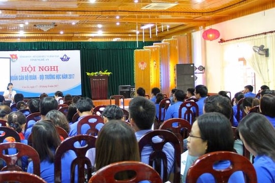 Nghệ An tập huấn cho 200 cán bộ Đoàn - Đội