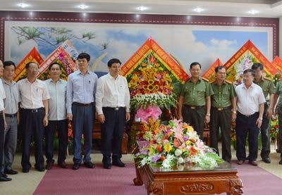 Bí thư Tỉnh ủy chúc mừng Công an tỉnh nhân ngày truyền thống