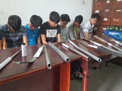 Giảng hoà bất thành, hai nhóm thanh niên loạn đả trong đêm