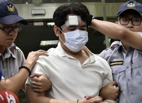 Đài Loan bắt kẻ dùng kiếm Nhật tấn công tòa nhà chính quyền