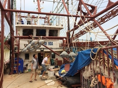 Hỗ trợ 500 triệu đồng cho tàu vỏ thép 67 hư hỏng