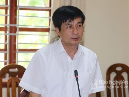 Đoàn công tác phòng ngừa sai phạm đất đai làm việc tại Tân Kỳ