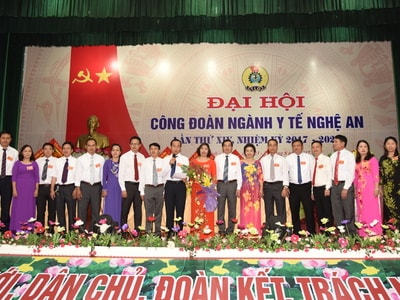 Ra mắt BCH Công đoàn ngành Y tế Nghệ An nhiệm kỳ 2017-2022