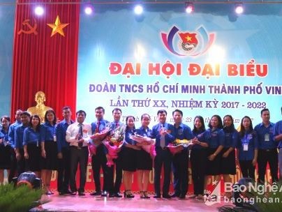 Thành đoàn Vinh tổ chức Đại hội nhiệm kỳ 2017-2022