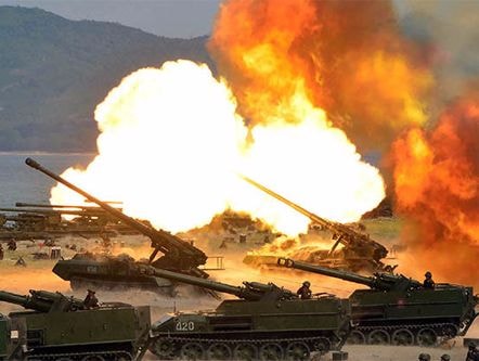 Khả năng Triều Tiên vừa thử hệ thống pháo phản lực