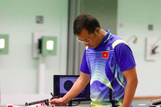 Ngắm trượt hồng tâm, Hoàng Xuân Vinh chỉ có HCB ở nội dung sở trường