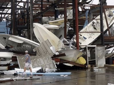 Siêu bão Harvey đổ bộ, Texas (Mỹ) như ngày tận thế