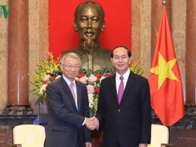 Chủ tịch nước Trần Đại Quang tiếp Chánh án Tòa án tối cao Hàn Quốc
