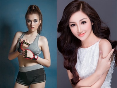 Hai 'bông hồng lai' thi Hoa hậu Hoàn vũ Việt Nam