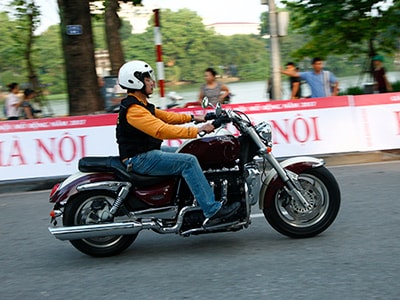 Cận cảnh chiếc mô tô 'độc nhất vô nhị' tại Việt Nam