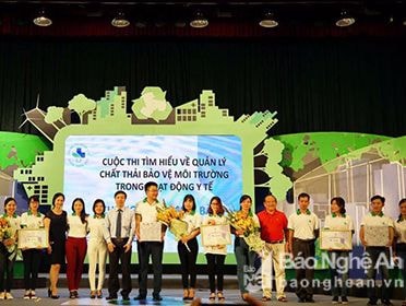 Nghệ An đạt giải Ba Cuộc thi quản lý chất thải y tế toàn quốc