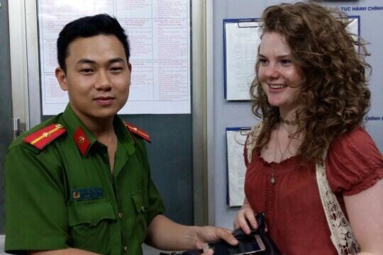 Hai thiếu gia đi xe SH giật túi xách nữ du khách