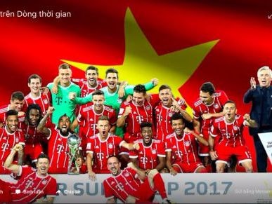 Các đội bóng châu Âu chúc mừng ngày Quốc khánh Việt Nam