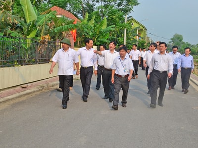 Nam Đàn quyết tâm về đích huyện nông thôn mới năm 2017