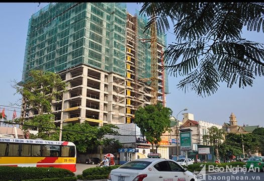 Nhiều dự án chung cư gây áp lực lên hạ tầng ở TP. Vinh