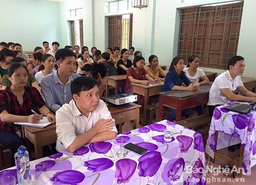 Tân Kỳ khai giảng lớp học tiếng Thái