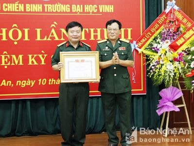 Đại hội lần II Hội Cựu chiến binh Trường Đại học Vinh