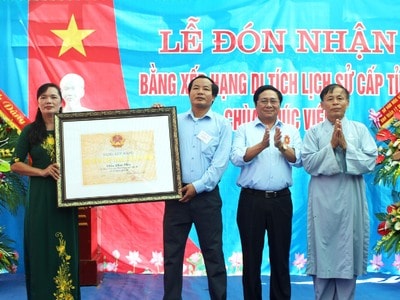 Chùa cổ trăm năm được công nhận di tích cấp tỉnh ở Thanh Chương