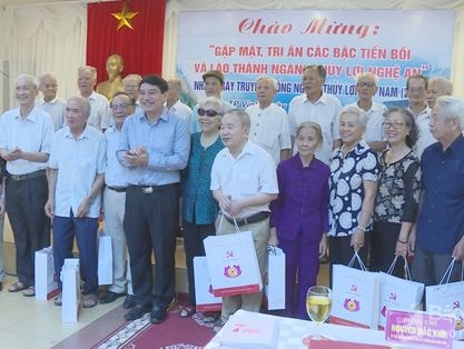 Gặp mặt tri ân các cán bộ hưu trí ngành Thủy lợi Nghệ An