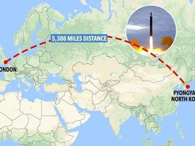 London sẽ rơi vào tầm ngắm của tên lửa Triều Tiên?